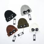 Beanie Hat with Integrated Goggles