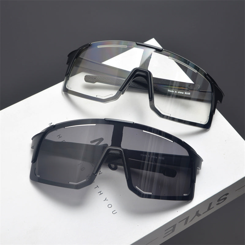 Oversized Shield Sports Sunglasses