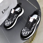 Premium Pattern Runner Sneakers