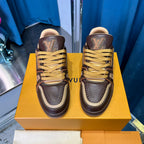 Premium Color-Matched Leather Sneakers