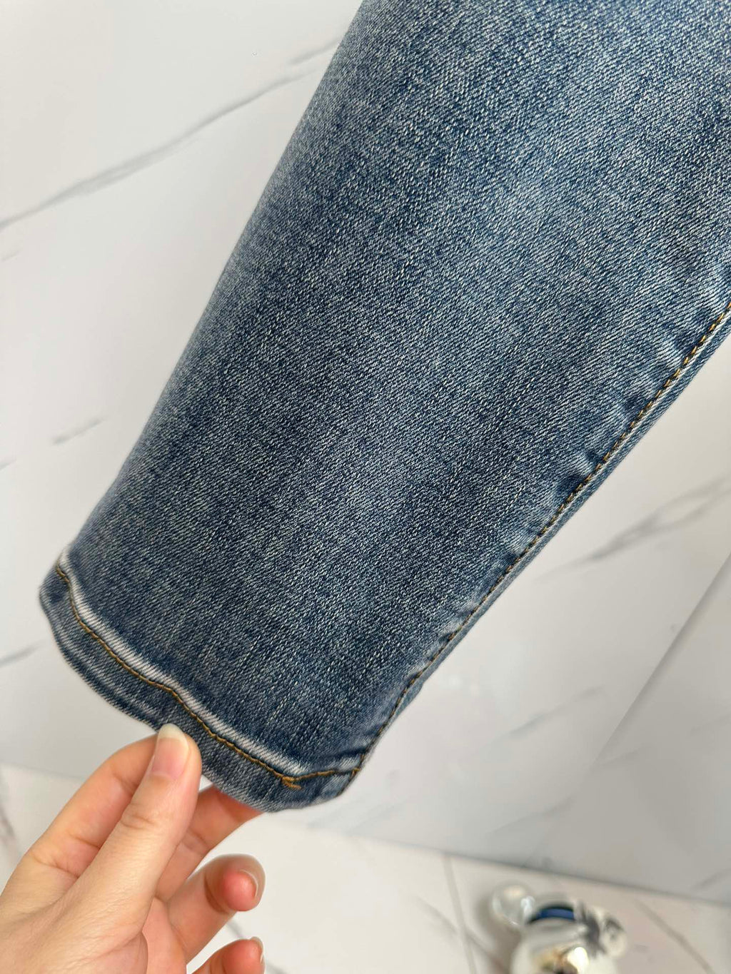 Men’s Designer Washed Denim Jeans