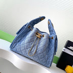 Retro Denim 25 Hobo Shoulder Bag – 30cm