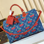 Monogram Denim Cerise